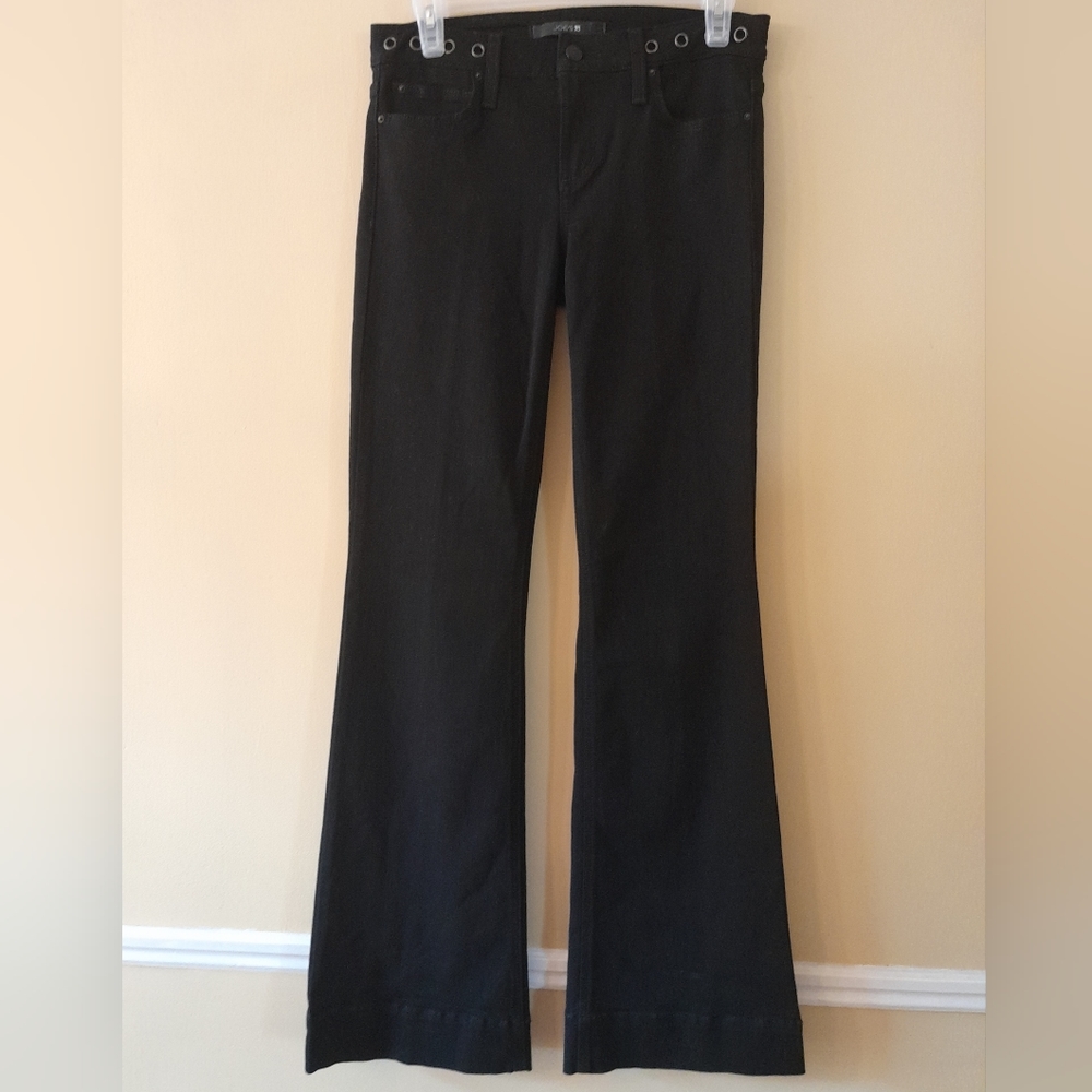 Joe's Jeans Black Flare Wide Leg Jeans